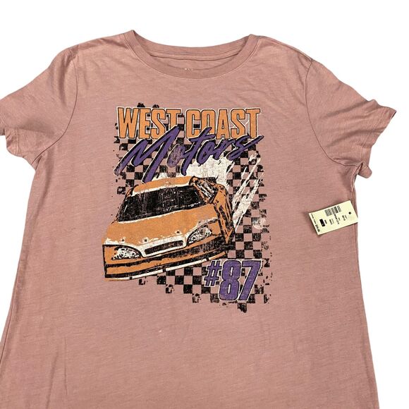 Aeropostale Womens Large West Coast Motors Graphic Short Sleeve Tee - Picture 10 of 14